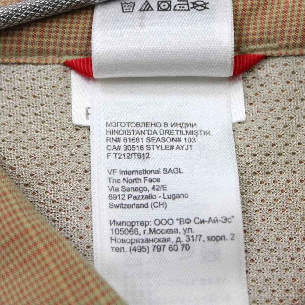 The North Face Shirt Mens XL Beige Modal/Polyester Long‎ Sleeve Button Hiking